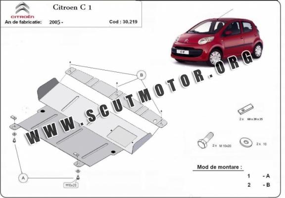 Scut motor metalic Citroen C 1