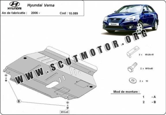 Scut motor metalic Hyundai Verna