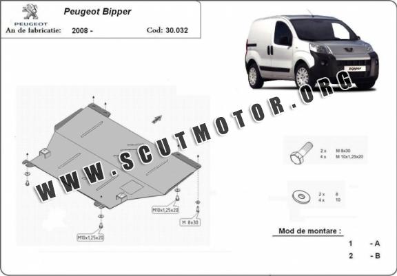 Scut motor metalic Peugeot Bipper