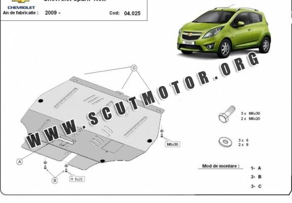 Scut motor metalic Chevrolet Spark