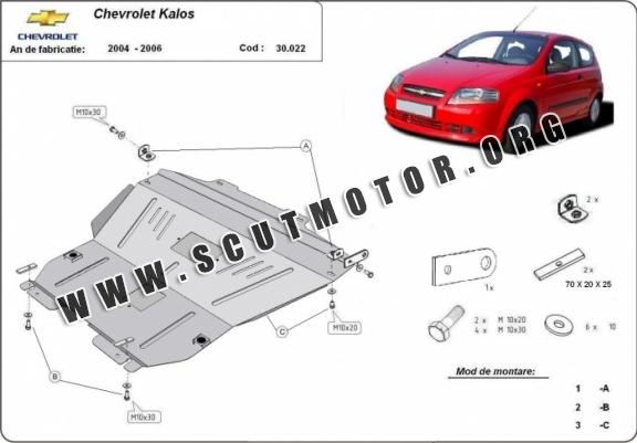 Scut motor metalic Chevrolet Kalos