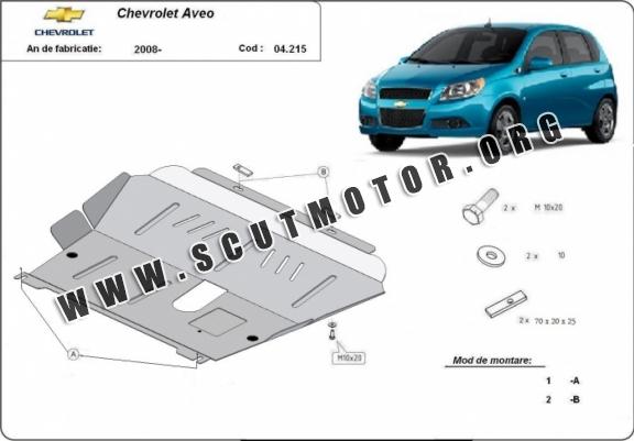 Scut motor metalic Chevrolet Aveo - T250