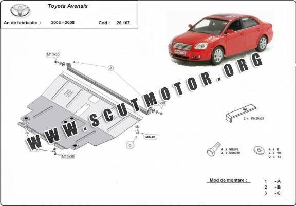 Scut motor metalic Toyota Avensis