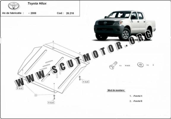 Scut motor metalic Toyota Hilux