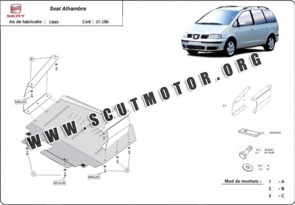 Scut motor metalic Seat Alhambra