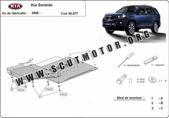 Scut cutie de viteză și reductor Kia Sorento