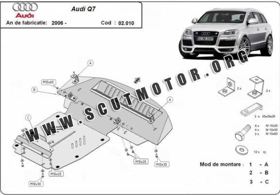 Scut motor metalic Audi Q7