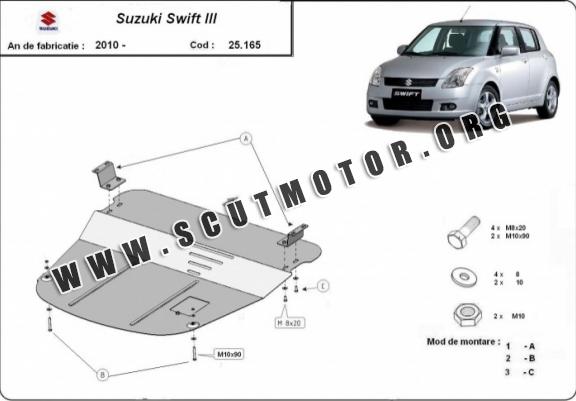 Scut motor metalic Suzuki Swift III