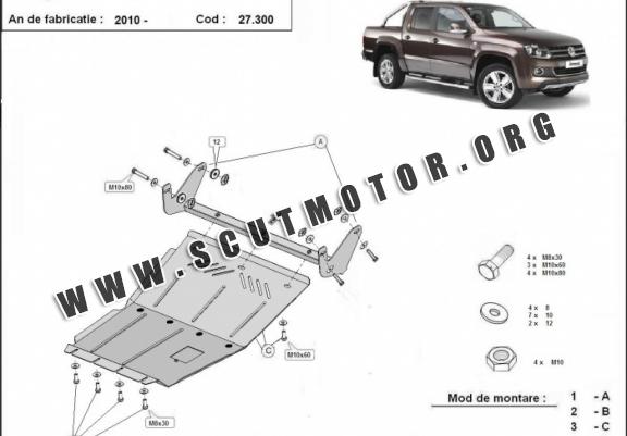 Scut motor metalic Volkswagen Amarok