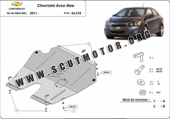 Scut motor metalic Chevrolet Aveo -T300