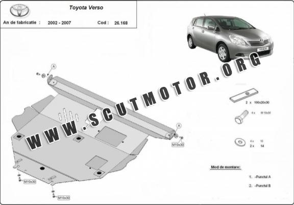 Scut motor metalic Toyota Corolla Verso