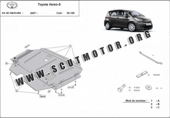 Scut motor metalic Toyota Verso-S