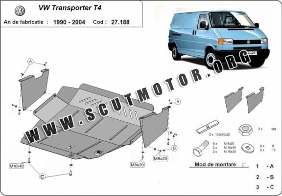 Scut motor metalic VW Transporter T4 Caravelle