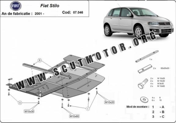 Scut motor metalic Fiat Stilo