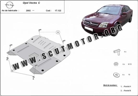 Scut motor metalic Opel Vectra C