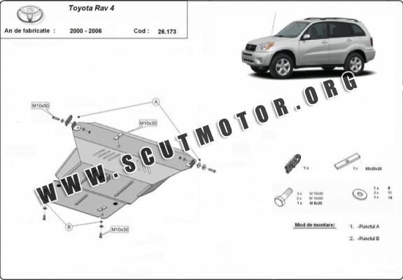 Scut motor metalic Toyota Rav4