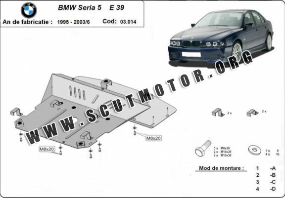 Scut motor metalic BMW Seria5 E39