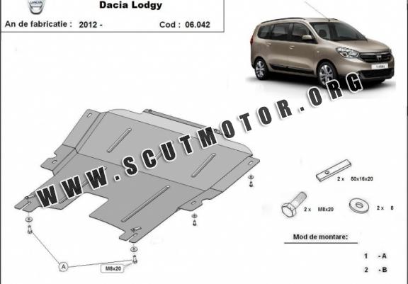 Scut motor metalic Dacia Lodgy