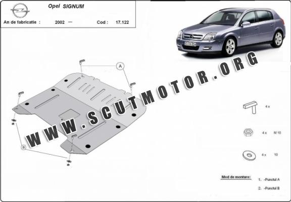 Scut motor metalic Opel Signum