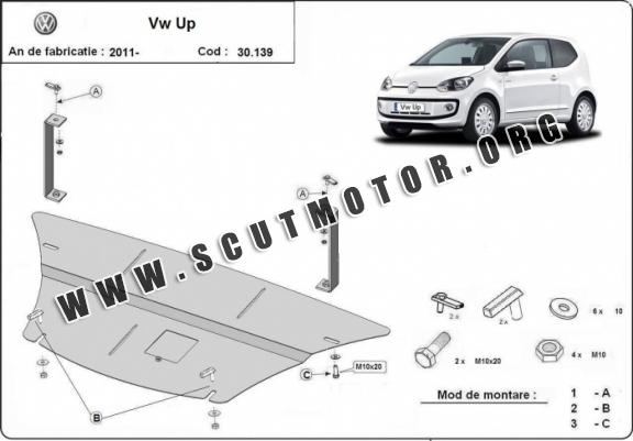 Scut motor metalic Vw Up