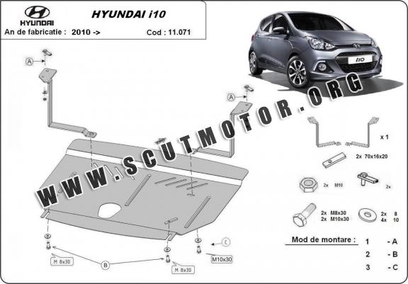 Scut motor metalic Hyundai i10