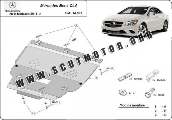 Scut motor metalic Mercedes  CLA X117