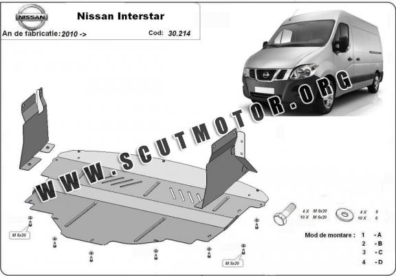 Scut motor metalic Nissan Interstar