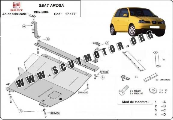 Scut motor metalic Seat Arosa