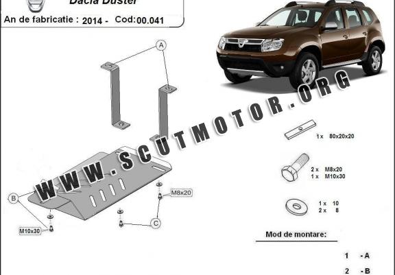 Scut diferențial spate Dacia Duster 4x4