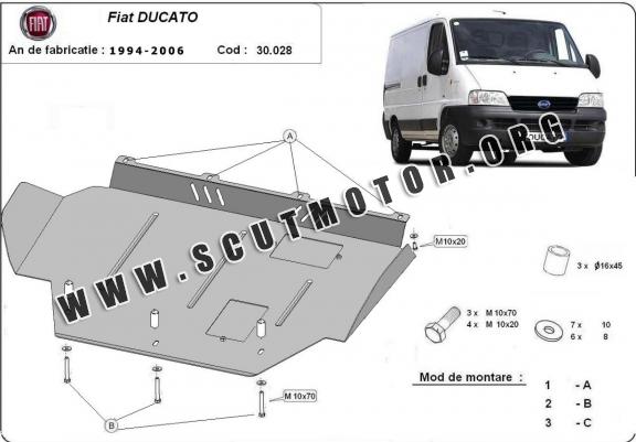 Scut motor metalic Fiat Ducato