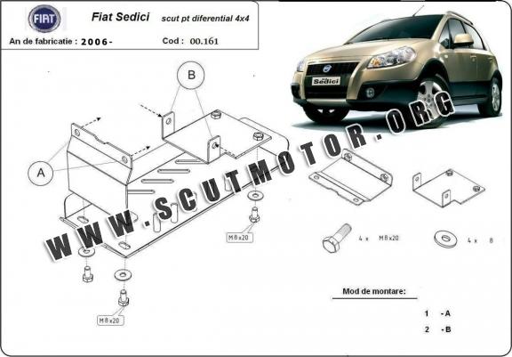 Scut diferențial Fiat Sedici