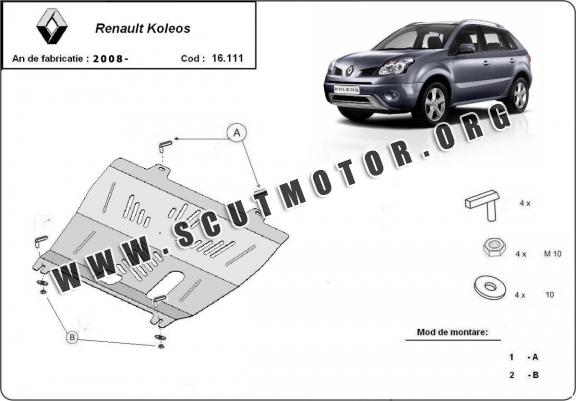 Scut motor metalic Renault Koleos