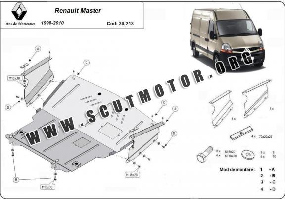 Scut motor metalic Renault Master