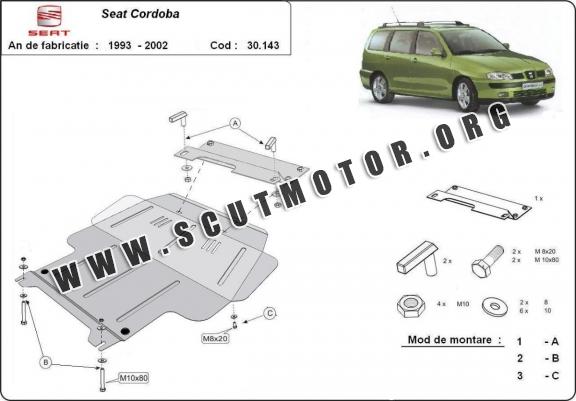 Scut motor metalic Seat Cordoba