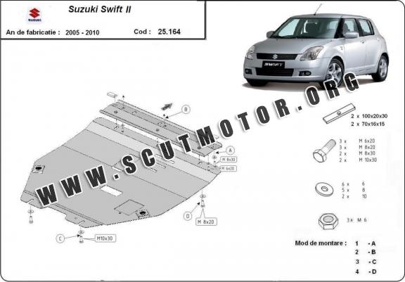 Scut motor metalic Suzuki Swift II