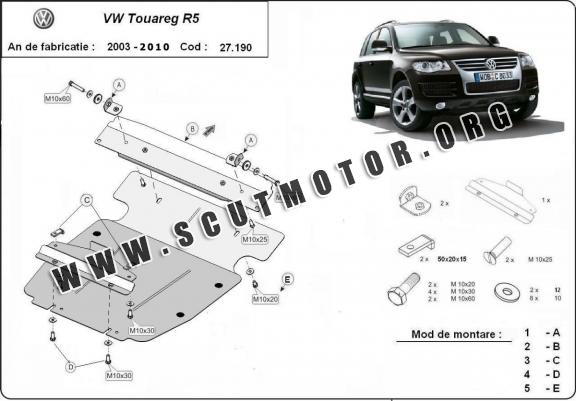 Scut motor metalic Volkswagen Touareg R5