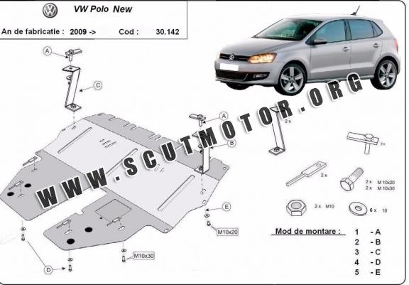 Scut motor metalic VW Polo