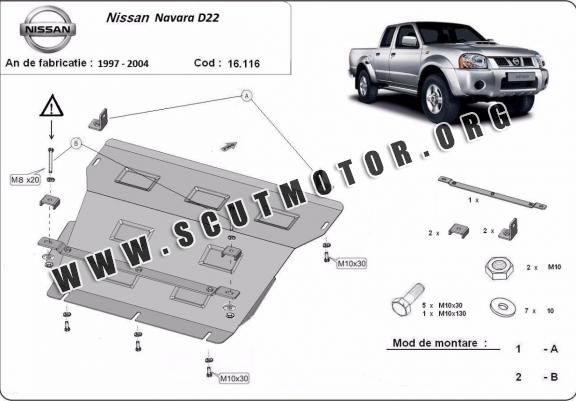 Scut motor metalic Nissan Navara D22