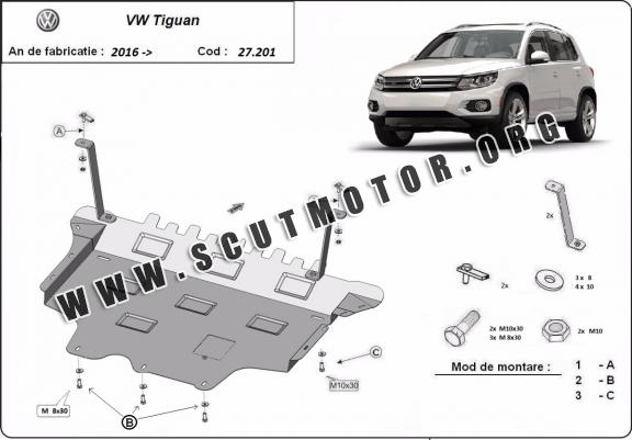 Scut motor metalic Volkswagen Tiguan