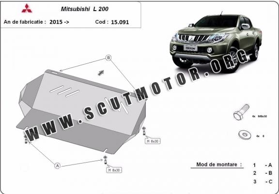 Scut radiator Mitsubishi L200