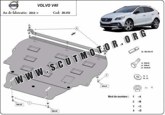 Scut motor metalic Volvo V40