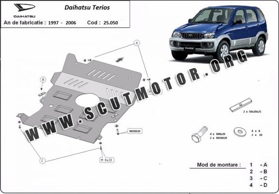 Scut motor metalic Daihatsu Terios