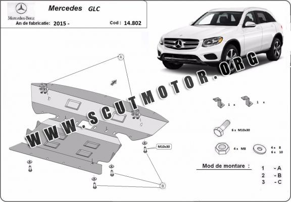 Scut motor metalic Mercedes GLC X253