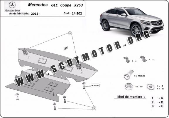 Scut motor metalic Mercedes GLC Coupe X253