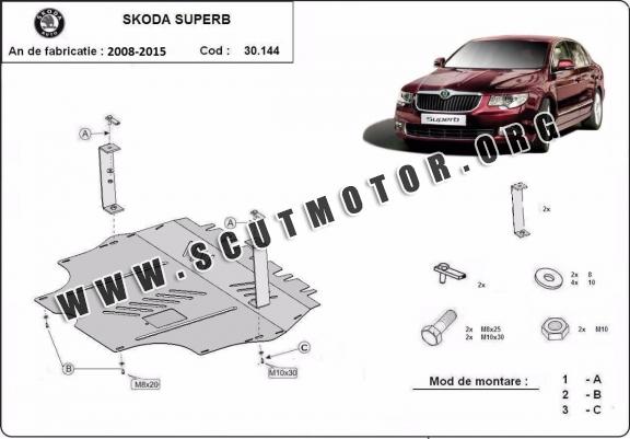 Scut motor metalic Skoda Superb