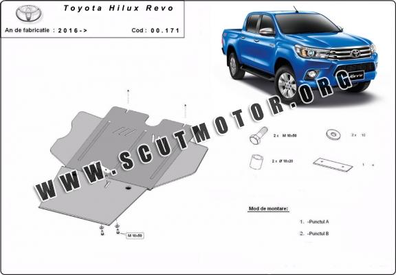 Scut cutie de viteză și filtru particule Toyota Hilux Revo