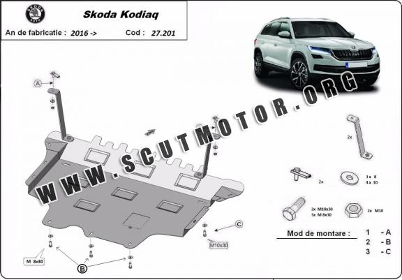 Scut motor metalic Skoda Kodiaq