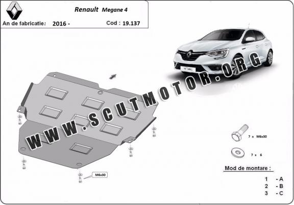 Scut motor metalic Renault Megane 4