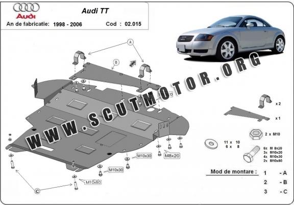 Scut motor metalic Audi TT