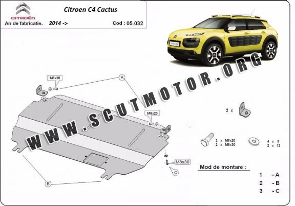 Scut motor metalic Citroen C4 Cactus